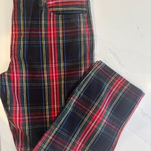 Perfect for Holidays! J. Crew Plaid Dress Pants 36/32